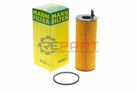 Масляный фильтр Audi A4/A6 2.7TDI V6/3.0TDI V6 04-12/Q7 3.0TDI/4.2TDI 06-10/VW Touareg 3.0TDI 04-10. Mann HU831X Купить в Украине