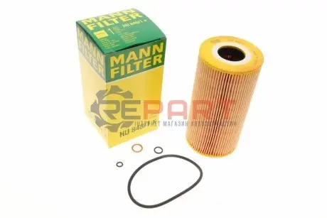 Масляний фільтр BMW 3 (E36), 5 (E34), 5 (E39), 7 (E38) LAND ROVER RANGE ROVER II OPEL OMEGA B 2.5D 09.91-05.04 Mann HU8481X Купити в Україні