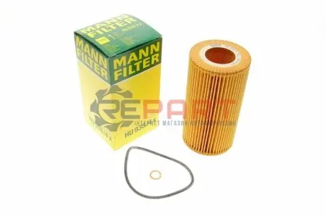 Фільтр масляний BMW 5 (E39)/7 (E38) 3.5/4.4/4.9 M60/M62/S62/M73 96-04/X5 (E53) 4.4/4.6 M62 00-06 MANN HU9384X Купити в Україні