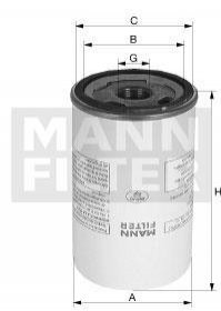 Фильтр воздушный, компрессор - подсос воздуха. MANN LB9628 (фото 1)
