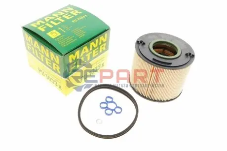 Паливний фільтр (з ущільненням) AUDI Q7 PORSCHE CAYENNE VW TOUAREG 3.0D/4.2D 11.04-08.15 Mann PU1033X Купити в Україні