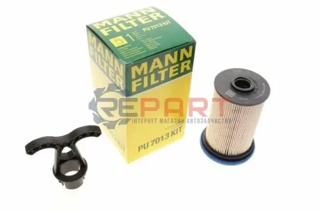 Паливний фільтр FORD GALAXY III, GALAXY MK III, MONDEO V, S-MAX FORD USA EDGE 2.0D/2.0H 09.14 Mann PU 7013 KIT Купити в Україні