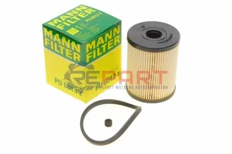 Фото Фільтр паливний Opel Astra G 1.7-2.2CDTI/DTI/TD 98-09/Astra H/Combo 1.7CDTI 01-14/Vectra B 2.0-2.2D MANN (PU8013Z) зображення 1