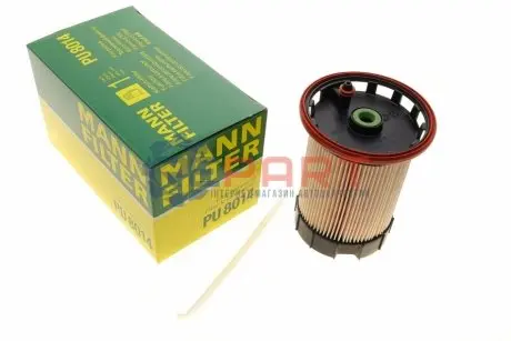 Паливний фільтр ((en) for filter housings with separator) AUDI A3, A3 ALLSTREET, Q2, Q3 CUPRA FORMENTOR, LEON, LEON SPORTSTOURER FORD TRANSIT CONNECT V761 SEAT ATECA, LEON 1.2/1.6D/2.0D 10.10 Mann PU8014 Купити в Україні
