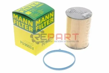 Фільтр паливний Ford Mondeo 2.0TDCi 07-15/Volvo XC60/XC70 2.0 D3/D4/2.4D/D4/D5 08-17/V70 III 07- MANN PU9003Z Купити в Україні