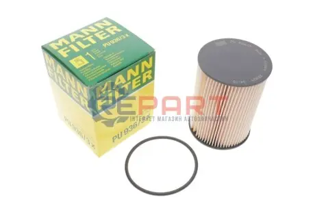 Паливний фільтр AUDI A3 MITSUBISHI GRANDIS SEAT ALTEA, ALTEA XL, LEON, TOLEDO III SKODA OCTAVIA II VW BEETLE, CADDY III, GOLF PLUS, GOLF PLUS V, GOLF V, GOLF VI 1.6D-3.0D 02.03-09.18 Mann PU 936/3 X Купити в Україні