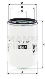 Автозапчасть MANN W10008