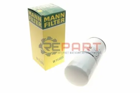 Фільтр масляний Volvo 7700/8300/8500/Renault Magnum/Premium 04 Mann W11025 Купити в Україні