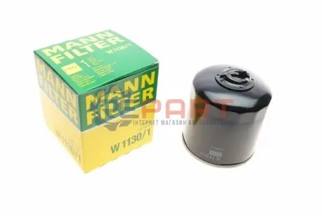 Масляный фильтр VW T4 1.9D 90-03/1.9TD 92-96/Audi A6 2.5TDI 94-97/Audi 100 2.0TD 82-90/2.4D 89-94. Mann W11301 Купить в Украине