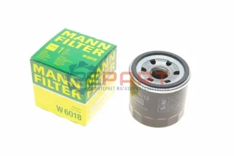 Фільтр масляний Mazda 3 2.0 Skyactiv/Mazda 6 2.0/2.5 13-/CX-5 2.0/2.5 Skyactiv 12- MANN W6018 Купити в Україні