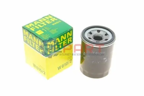 Фото Фільтр масляний Mazda 626 2.0 87-90/Volvo XC70 2.5 T5/T6 15-16 MANN (W6102) зображення 1