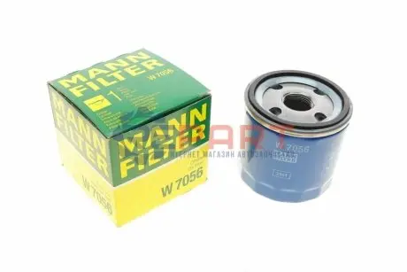 Масляный фильтр Opel Astra K 1.0/1.4 15-/Insignia B 1.5/2.0 16V 17- Mann W7056 Купить в Украине