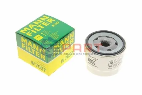 Фото Фільтр масляний Ford Focus/Transit Connect/Tourneo Connect 1.0/1.5EcoBoost 13- MANN (W7057) зображення 1