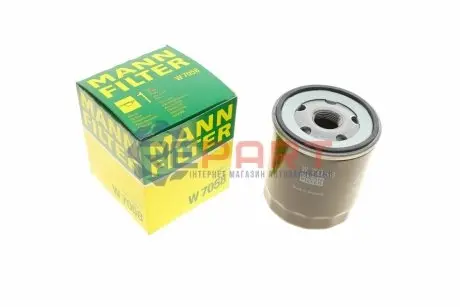 Масляный фильтр Citroen Berlingo/C3/C4/C5 1.9D/2.0HDi 98-05/1.2 PureTech 14-/Jumper 2.0-2.2HDi 01- Mann W7058 Купить в Украине