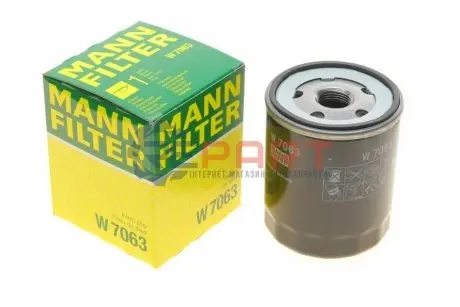 Фильтр масляный Mann W7063 Купить в Украине