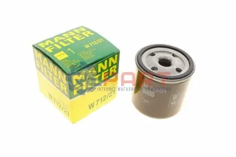 Масляний фільтр CHERY A1 DODGE GRAND RENAULT 30 TOYOTA COROLLA CASE IH FARMALL NEW HOLLAND BOOMER, T1000 1.3-4.0 02.75 Mann W71221 Купити в Україні