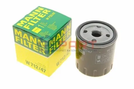 Фильтр масла Mann W71247 Купить в Украине