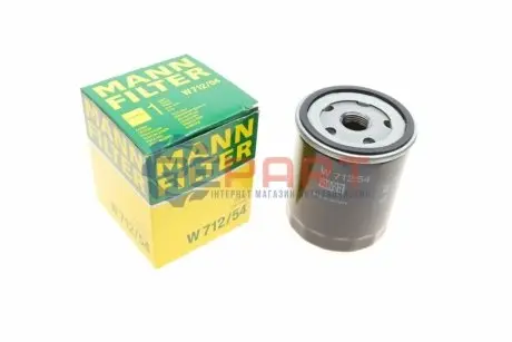 Масляний фільтр SEAT AROSA SKODA FABIA I, FABIA I PRAKTIK, OCTAVIA I VW LUPO I 1.0/1.4 05.97-07.05 Mann W71254 Купити в Україні