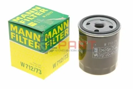 Масляний фільтр LEXUS ES, SC MAZDA 3, 5, 6, MPV II, MX-5 III, TRIBUTE TOYOTA AVALON, CAMRY, CRESSIDA, PREVIA YAGMUR AGRIFORM 0.4-3.0 08.82 Mann W71273 Купити в Україні