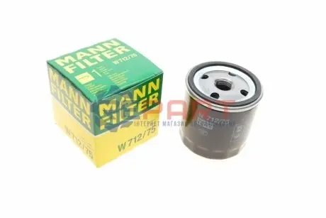 Фільтр масляний Opel Combo 1.6/Astra G/H 1.4-2.0 98-12 MANN W71275 Купити в Україні