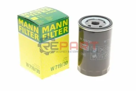 Масляный фильтр VW Caddy/Golf I/II/III/Passat -96/Audi 80/100 -94/A6 -97. Mann W71930 Купить в Украине