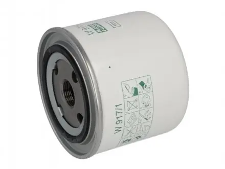Масляний фільтр VOLVO 340-360, 440, 460, 480 1.3-2.0 08.75-12.96 Mann W9171 Купити в Україні