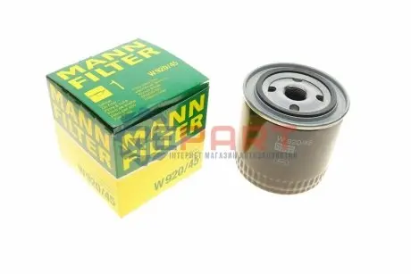 Масляний фільтр DODGE CHALLENGER, CHARGER, RAM 1500 FORD COUGAR, MAVERICK, MONDEO I, MONDEO II, MONDEO III FORD USA CROWN VICTORIA, ESCAPE, EXCURSION, EXPLORER, F-150, F-350 2.5-6.8 01.93 Mann W92045 Купити в Україні