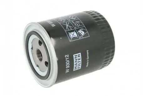 Фильтр масла Mann W93012 Купить в Украине