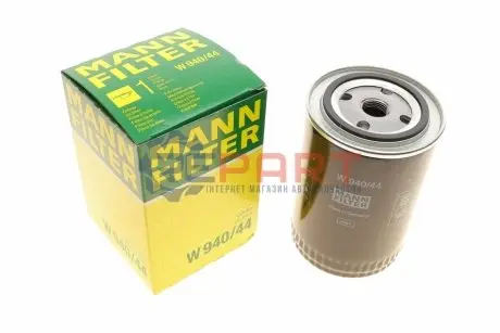 Фото Фильтр масляный двигателя VW, AUDI (выр-во) MANN (W94044) изображение 1