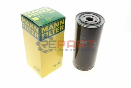 Фільтр масляний Iveco 130D (F6L913) 71-/DAF N2826/Deutz Fahr Agroprima/Agrostar/Agrotron MANN W962 Купити в Україні