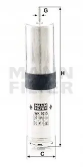 Фильтр топлива Mann WK5015Z Купить в Украине