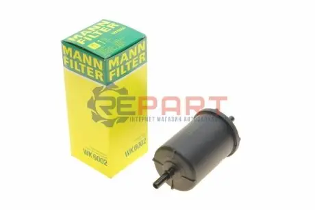 Паливний фільтр DS DS 4 ARO SPARTANA BAIC SENOVA X25 CHERY TIGGO CITROEN DS4, XSARA PICASSO DACIA DOKKER, DUSTER, LOGAN, LOGAN EXPRESS, LOGAN II, LOGAN MCV, LOGAN MCV II 0.8D-3.5 08.88 Mann WK6002 Купити в Україні