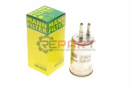 Фильтр топливный Mann WK 6038 Купить в Украине