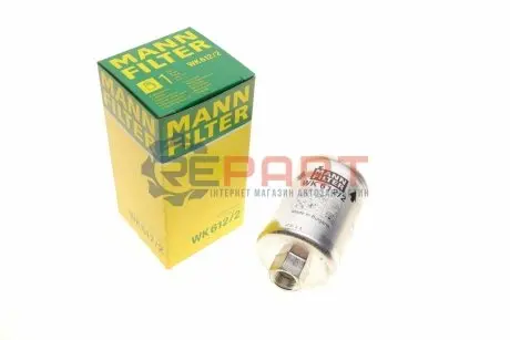 Паливний фільтр BUICK CENTURY, REGAL, SKYLARK CADILLAC ALLANTE, CIMARRON, DEVILLE, ELDORADO, ESCALADE CHEVROLET AVALANCHE, BERETTA, BLAZER S10, CAMARO, CAPRICE, CORSICA 1.0-6.6D 07.70 Mann WK 612/2 Купити в Україні