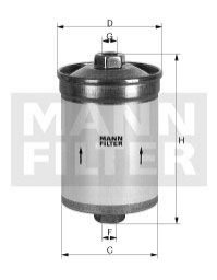 Фильтр топлива MANN WK618 (фото 1)