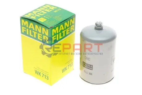 Паливний фільтр VOLVO S60 I, S80 I, V70 II, XC70 I, XC90 I 2.4D 01.01-12.14 Mann WK713 Купити в Україні