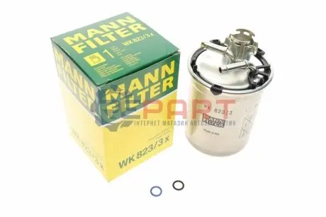 Паливний фільтр (з ущільненням) SEAT CORDOBA, IBIZA III SKODA FABIA I, FABIA I PRAKTIK, FABIA II, ROOMSTER VW POLO IV 1.9D 01.00 Mann WK8233X Купити в Україні