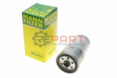 Паливний фільтр VOLVO 850, S70, S80 I, V70 I, V70 II AUDI 100 C4, 80 B3, 80 B4, 90 B3, A4 B5, A6 C4, A6 C5, CABRIOLET B3 GAZ GAZELLE NEXT VW PASSAT B5 1.6D-2.8D 09.86 Mann WK8451 Купити в Україні