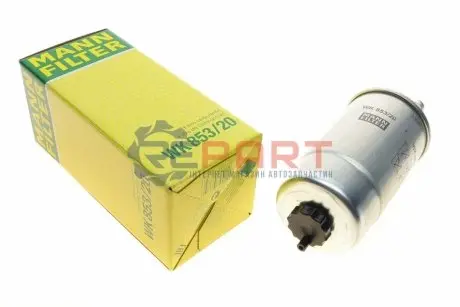 Паливний фільтр FIAT DOBLO, DOBLO CARGO, FIORINO, GRANDE PUNTO, PUNTO, PUNTO EVO, QUBO FORD KA 1.3D/1.9D 10.01 Mann WK85320 Купити в Україні