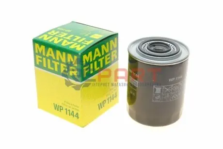 Фото Фільтр масляний Renault Master/Peugeot Boxer/Fiat Ducato/Citroen Jumper 2.5D/2.8DTI/HDI 80- MANN (WP1144) зображення 1