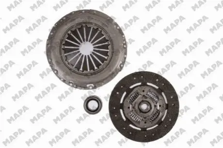 Фото 1 — Комплект зчеплення Hyundai Getz/Kia Rio 1.5 CRDi/TDI 05- (d=241mm) (+вижимний) Mapa (006240800) Фото Комплект зчеплення Hyundai Getz/Kia Rio 1.5 CRDi/TDI 05- (d=241mm) (+вижимний) Mapa (006240800) зображення 1
