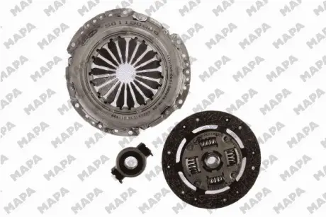 MAPA VW К-кт зчеплення диск+ корзина + підшипник CADDY II (9K9A) 60 1.4 -04 Mapa 007190800 Купити в Україні