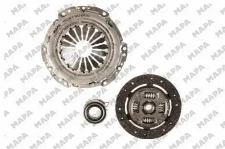 Комплект зчеплення Toyota Yaris 1.0i 99-05 (d=190mm) (+вижимний) Mapa 010190200 Купити в Україні