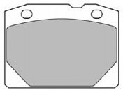Колодки тормозные комплект, дисковые тормоза MAPCO 6080 (фото 1)