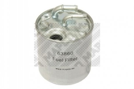 Фильтр топливный, 2.2-3.0CDI 09- (с отверстием под подогрев.) - (6420901652, 6420920201) MAPCO 63860 (фото 1)