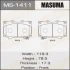 Фото Колодки тормозные дисковые MASUMA (MS1411) зображення 1