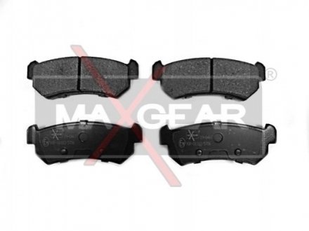 Гальмівні колодки, дискове гальмо (набір) - 19-0467 MAXGEAR 190467 (фото 1)