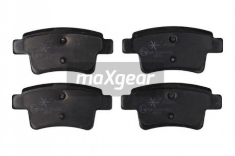 Тормозные колодки CITROEN T. C4 PICASSO 07- MAXGEAR 192089 (фото 1)