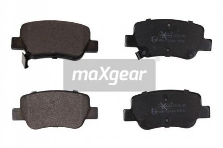 Тормозные колодки TOYOTA T. AVENSIS 09- MAXGEAR 192142