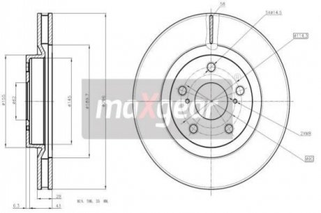 Автозапчастина MAXGEAR 19-2196 (фото 1)